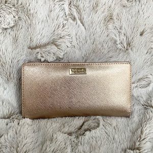 Kate Spade Laurel Way “Stacy” Wallet - Rose Gold